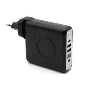 внешний аккумулятор gemini с беспроводной зарядкой и сетевым адаптером, 10000 mah