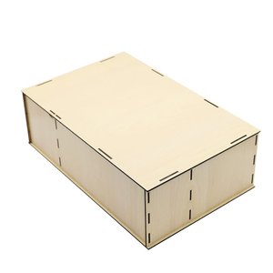 подарочная коробка ламинированная из hdf 36,3*23,4*12,5 см ( 3 отделения)