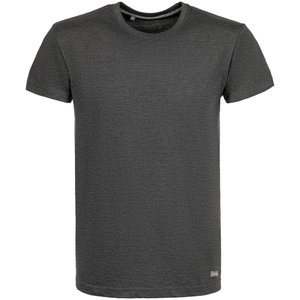 футболка унисекс firm wear, черный меланж