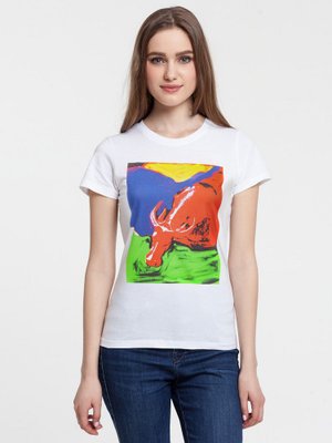 футболка женская toro, белая