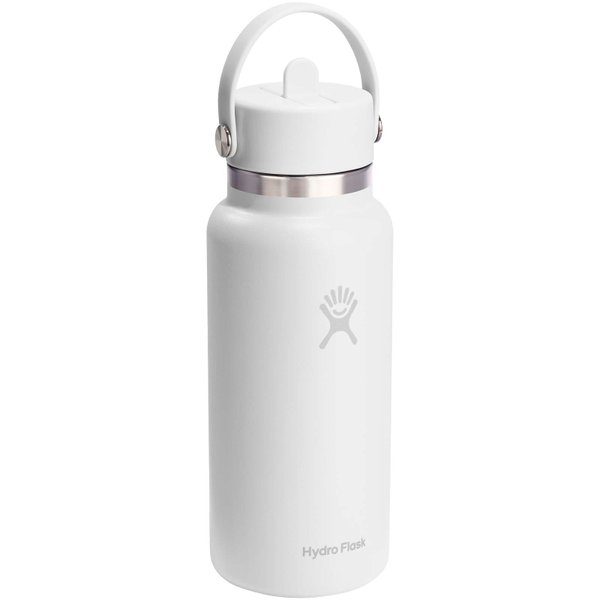 Термос-бутылка Hydro Flask Wide Mouth 946 мл из нержавеющей стали с изоляцией и крышкой с трубочкой - Термос-бутылка Hydro Flask Wide Mouth 946 мл из нержавеющей стали с изоляцией и крышкой с трубочкой