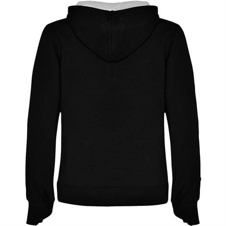 Толстовка URBAN WOMAN женская - Толстовка URBAN WOMAN женская, ЧЕРНЫЙ/ПЁСТРЫЙ СЕРЫЙ 2XL