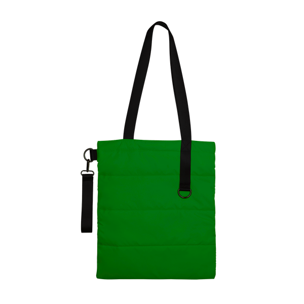 Шоппер Superbag Bubble New, стёганый, со скрытой магнитной кнопкой - Шоппер Superbag Bubble New, стёганый, со скрытой магнитной кнопкой (зеленый с черным)
