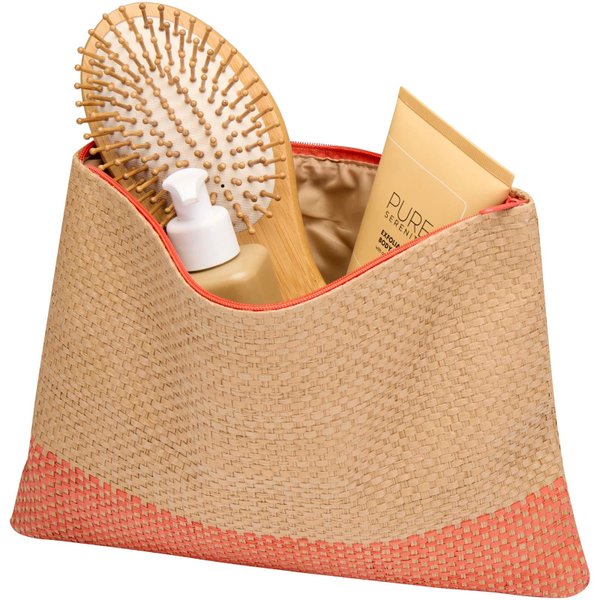 Ритмичный соломенный бумажный кошелек на молнии 3L - Ритмичный соломенный бумажный кошелек на молнии 3L