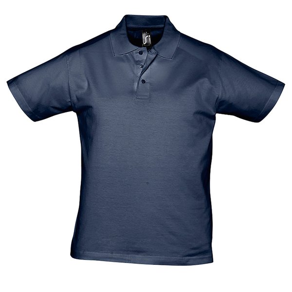 Поло мужское PRESCOTT MEN 170 - Поло "Prescott Men", кобальт_S, 100% х/б, 170г/м2