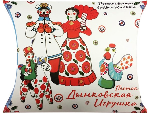 Платок «Дымковская игрушка» - Платок «Дымковская игрушка»