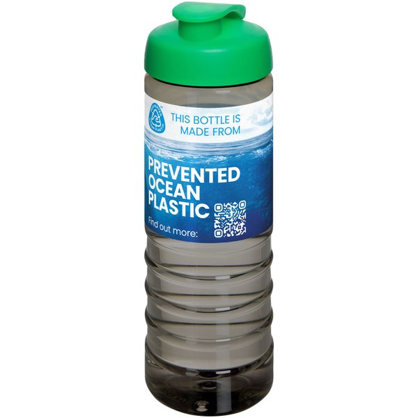 Спортивная бутылка H2O Active® Eco Treble 750 мл с откидной крышкой - Спортивная бутылка H2O Active® Eco Treble 750 мл с откидной крышкой