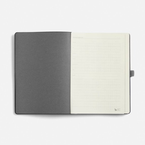 Ежедневник Peel Flex, недатированный, серый