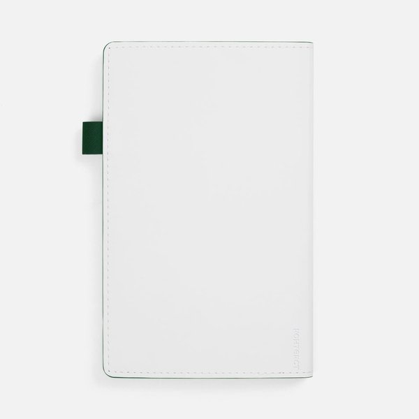 Ежедневник White Shall, недатированный, бело-зеленый