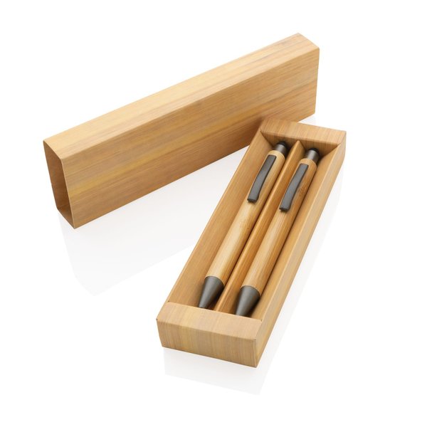 Набор Bamboo с ручкой и карандашом в коробке - Набор Bamboo с ручкой и карандашом в коробке