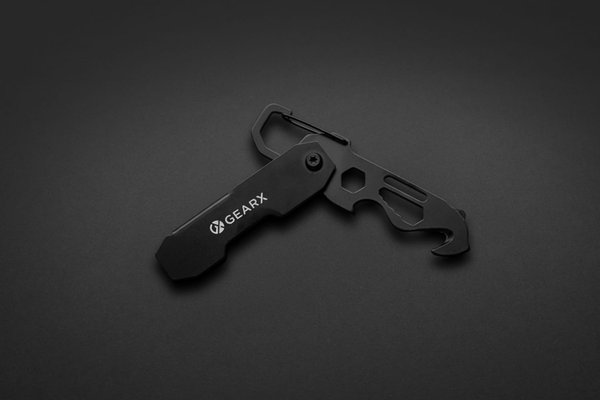 Мультитул GearX с карабином и открывалкой для посылок - Мультитул GearX с карабином и открывалкой для посылок