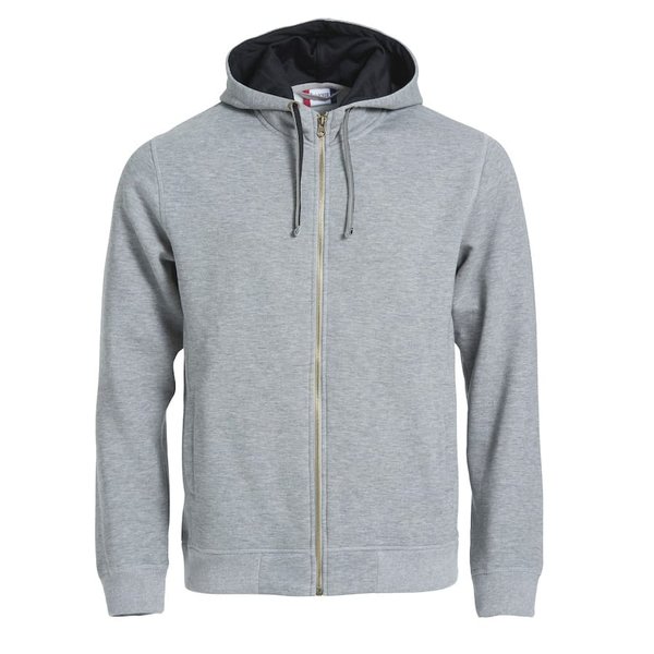 Толстовка мужская CLASSIC HOODY FULL ZIP 300 - Толстовка мужская Classic Hoody Full Zip, меланж _XXL, 85% хлопок, 15% вискоза, 300 грм2