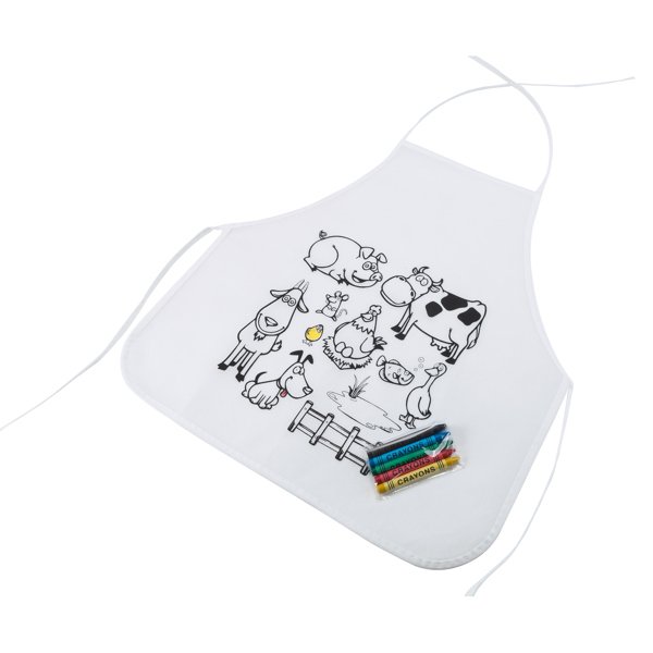PACHU KID фартук WHITE - PACHU KID фартук WHITE
