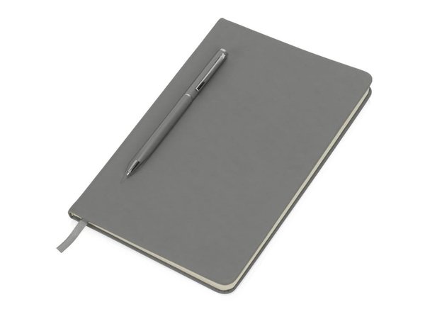Блокнот А5 «Magnet» soft-touch с магнитным держателем для ручки - Блокнот А5 «Magnet» soft-touch с магнитным держателем для ручки