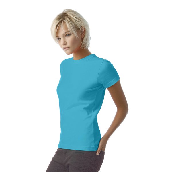 Футболка женская Exact 190/women - Футболка женская Exact 190/women светло-лазурный M