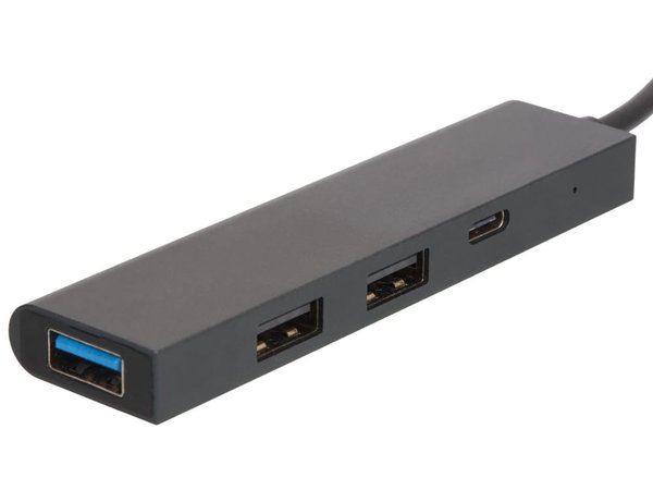 USB-хаб «Command» с коннектором 2-в-1 USB-C и USB-A, 2.0/3.0 - USB-хаб «Command» с коннектором 2-в-1 USB-C и USB-A, 2.0/3.0