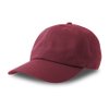 Бейсболка "DAD HAT-S", 6 клиньев, металлическая застежка, бордовый, 100% хлопок, 270 г/м2
