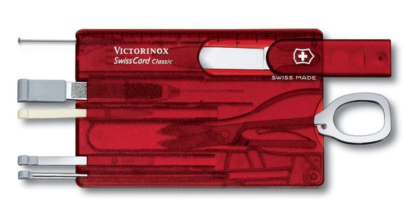 Швейцарская карточка «SwissCard Classic», 10 функций - Швейцарская карточка «SwissCard Classic», 10 функций