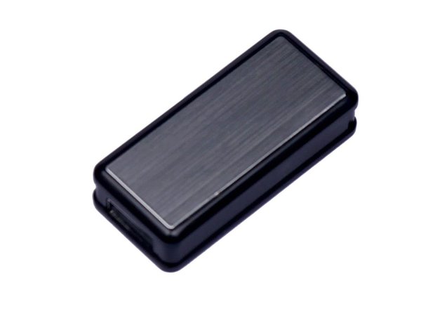 USB 2.0- флешка промо на 32 Гб прямоугольной формы, выдвижной механизм - USB 2.0- флешка промо на 32 Гб прямоугольной формы, выдвижной механизм