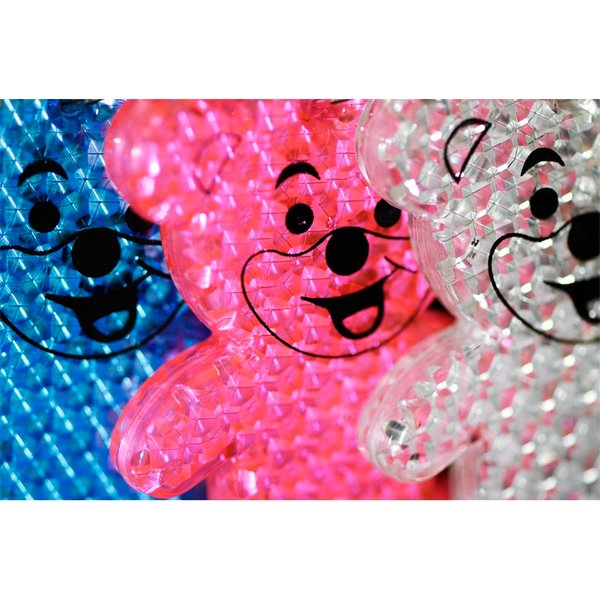 Светоотражающий брелок Teddy, желтый - Светоотражающий брелок Teddy, желтый