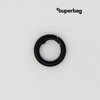 Карабин-кольцо Ring для обвеса, d=2см (черный)