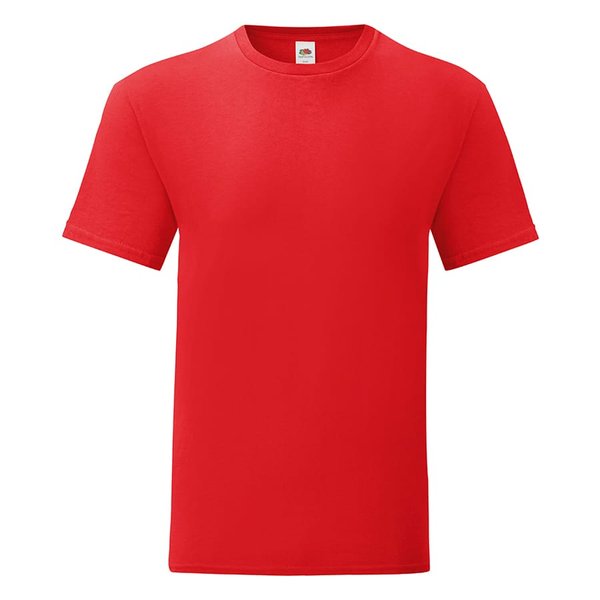 Футболка мужская ICONIC 145 - Футболка "Iconic", красный, L, 100% х/б, 150 г/м2