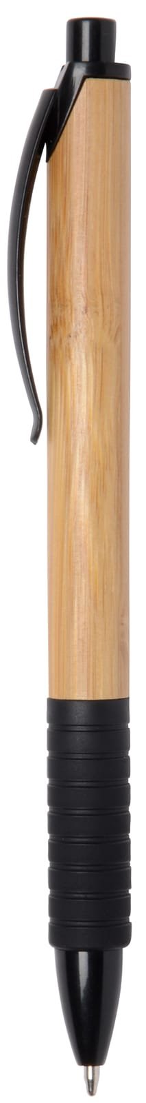 ручка шариковая bamboo rubber, черная