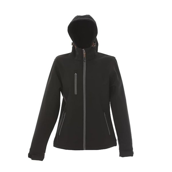 Куртка Innsbruck Lady 280 - Куртка Innsbruck Lady, черный_M, 96% полиэстер, 4% эластан, плотность 280 г/м2