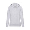 Толстовка женская "LIGHTWEIGHT", серый_L, 80% хлопок, 20% полиэстер, 240 г/м2