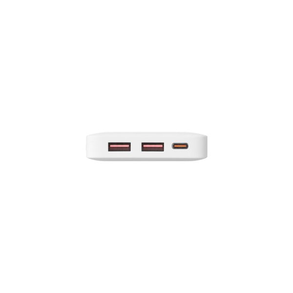 Внешний аккумулятор с подсветкой Анкор Плюс PD (Ancor PD Plus) 10000 mAh, белый