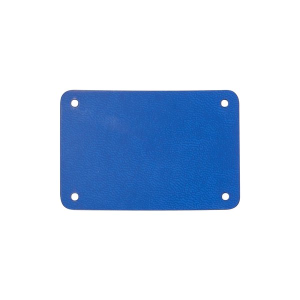 Шильд 4х6 см имитация кожи - Шильд 4х6 см имитация кожи синий