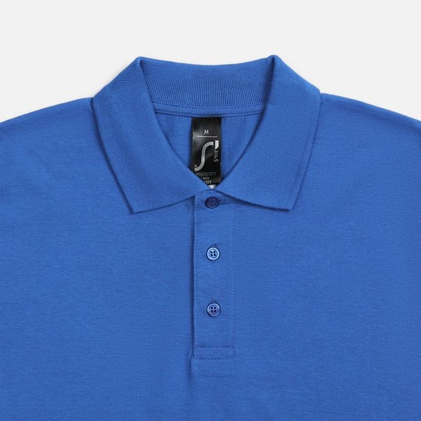 Рубашка поло мужская Prescott Men 170, ярко-синяя (royal)