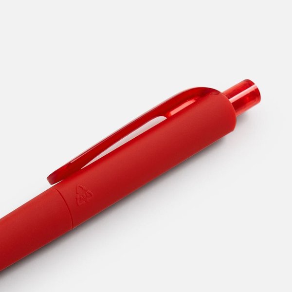 Ручка шариковая Prodir DS8 PRR-T Soft Touch, красная