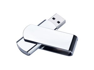 usb 2.0- флешка на 16 гб глянцевая поворотная