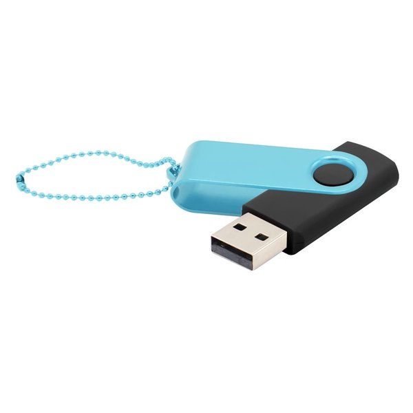 Флешка Designer To Go 2.0 USB 16Gb - Флешка Designer To Go 2.0 USB 16Gb, черный/бирюзовый