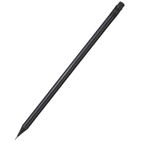 Карандаш с цветным корпусом Negro - Карандаш с цветным корпусом Negro, черный