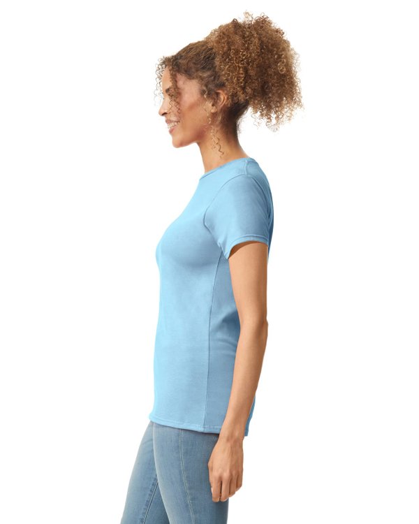 Футболка SOFTSTYLE WOMAN - Футболка SOFTSTYLE WOMAN, СВЕТЛО-ГОЛУБОЙ S