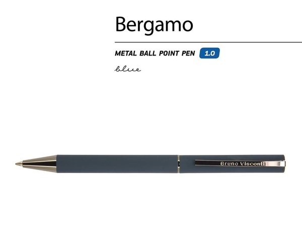 Ручка металлическая шариковая «Bergamo» - Ручка металлическая шариковая «Bergamo»
