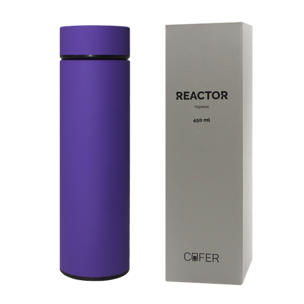 Термос Reactor софт-тач с датчиком температуры - Термос Reactor софт-тач с датчиком температуры (фиолетовый)