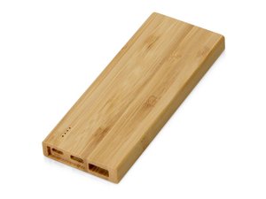 внешний аккумулятор из бамбука «bamboo», 5000 mah