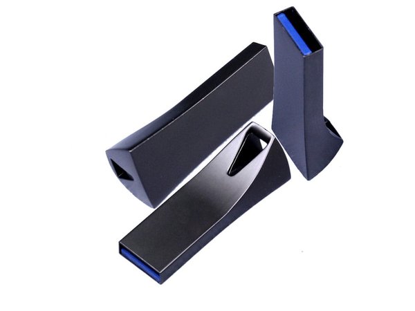 USB 2.0- флешка на 32 Гб компактная с мини чипом и отверстием - USB 2.0- флешка на 32 Гб компактная с мини чипом и отверстием