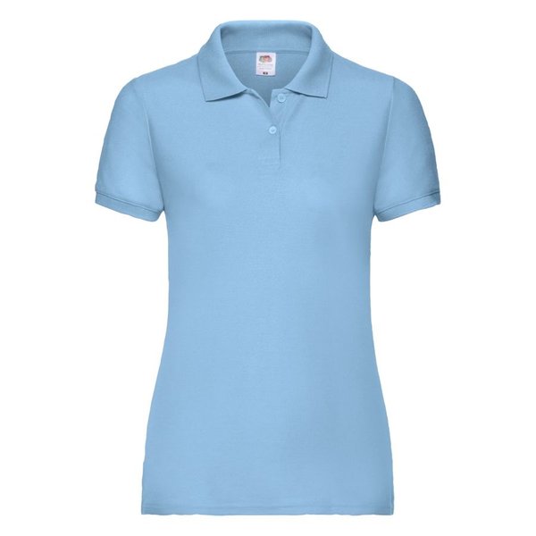 Поло женское 65/35 POLO LADY-FIT 180 - Поло "Lady-Fit 65/35 Polo", небесно-голубой_L, 65% п/э, 35% х/б, 180 г/м2