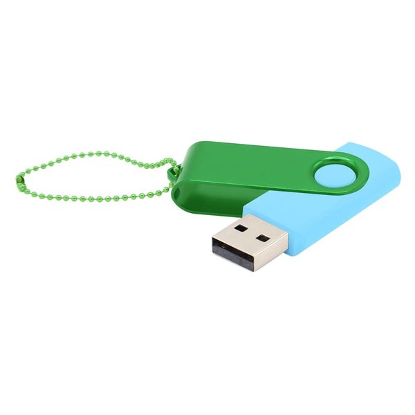 Флешка Designer To Go 2.0 USB 16Gb - Флешка Designer To Go 2.0 USB 16Gb, голубой/зеленый