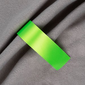 лента сатиновая satin 35 xxl, зеленый неон, 250 см