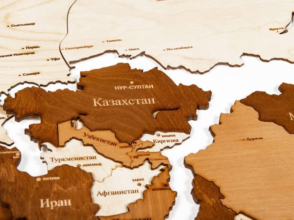 Интерьерная карта мира «World» - Интерьерная карта мира «World»