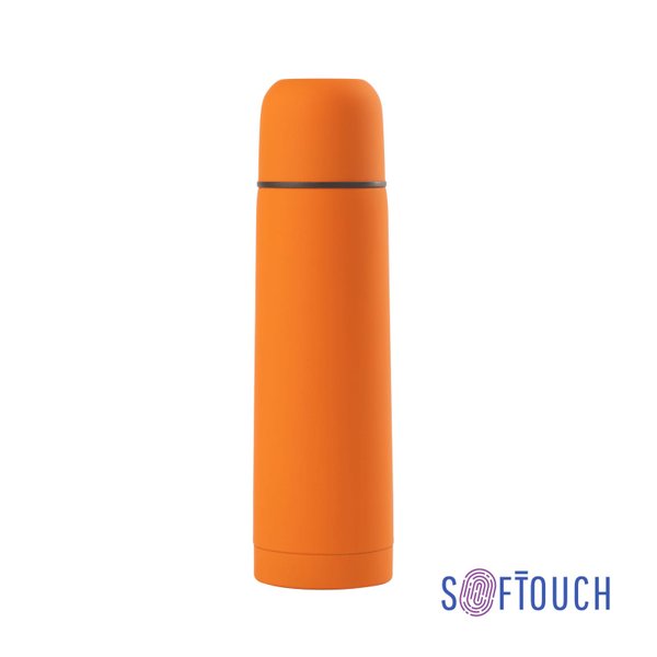Термос "Крит" 500 мл, покрытие soft touch - Термос "Крит" 500 мл, покрытие soft touch оранжевый
