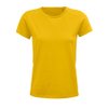 Футболка женская "CRUSADER WOMEN", желтый, 2XL, 100% органический хлопок, 150 г/м2