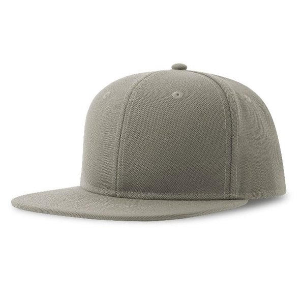Бейсболка SNAP BACK-S, 6 клиньев, пластиковая застежка - Бейсболка "SNAP BACK-S", 6 клиньев, пластик. застежка, серый, 100% перераб. полиэстер, 300 гр/м2