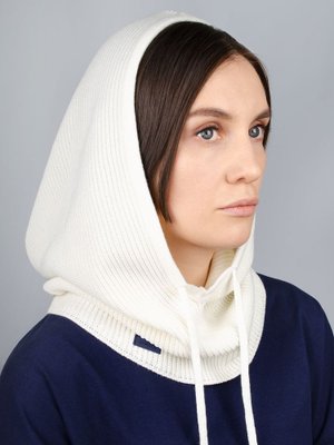 капор-капюшон zaliv, молочный