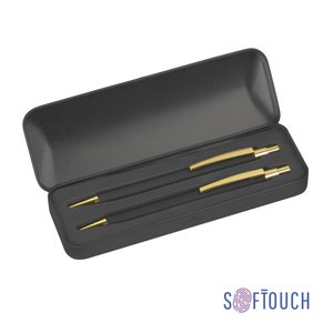 набор "ray" (ручка+карандаш), покрытие soft touch